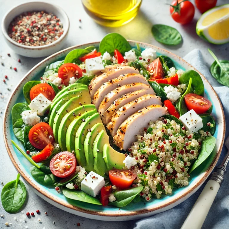 a plate of food with a fork and knife