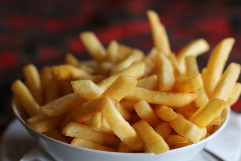 a bowl of french fries