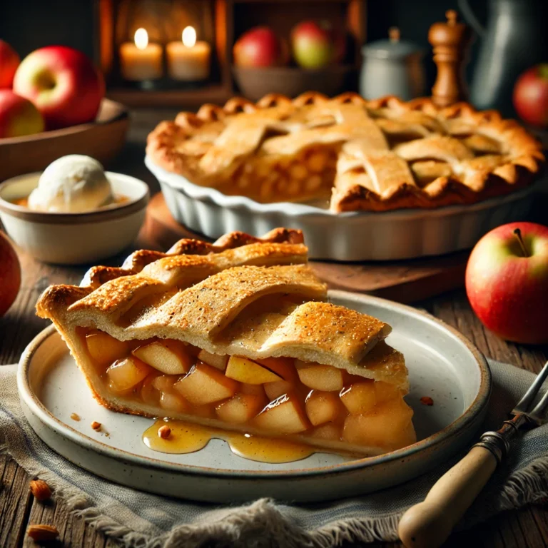 tarta de manzana casera