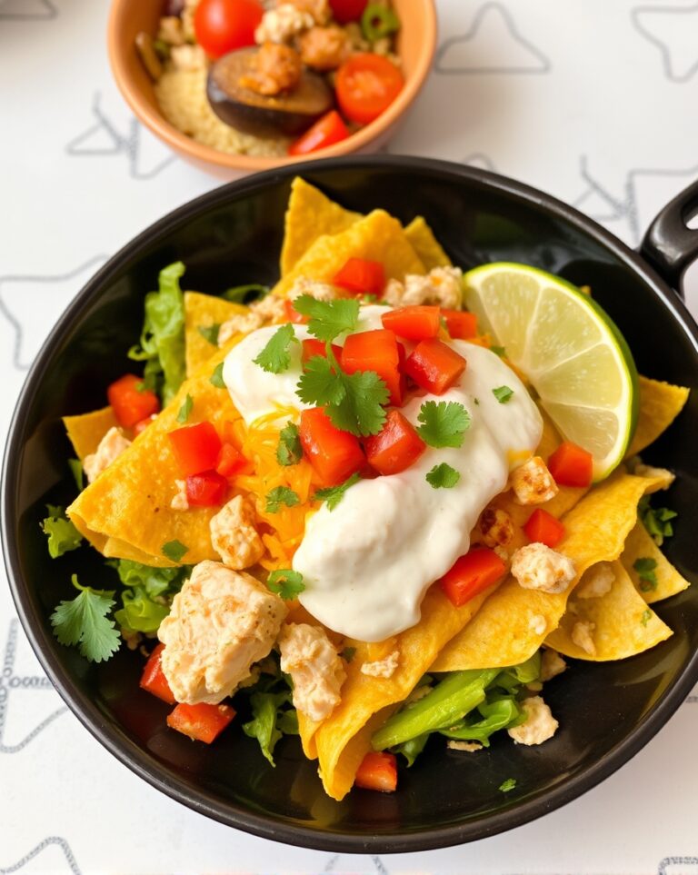 Chilaquiles verdes con pollo